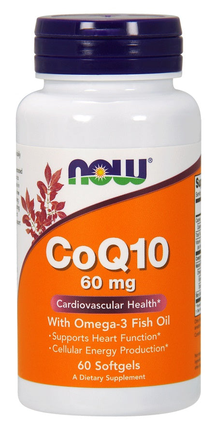 CoQ10 with Omega-3, 60mg - 60 softgels - Sense42 Beauty and Health
