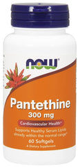 Pantethine, 300mg - 60 softgels - Sense42 Beauty and Health