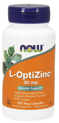 L-OptiZinc, 30mg - 100 vcaps - Sense42 Beauty and Health