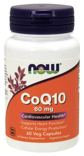 CoQ10, 60mg - 60 vcaps - Sense42 Beauty and Health
