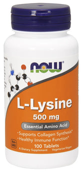 L-Lysine, 500mg - 100 tablets - Sense42 Beauty and Health