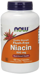Niacin Flush-Free, 500mg (Double Strength) - 180 vcaps - Sense42 Beauty and Health