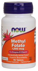Methyl Folate, 1000mcg - 90 tabs - Sense42 Beauty and Health