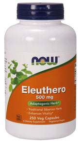 Eleuthero, 500mg - 250 vcaps - Sense42 Beauty and Health