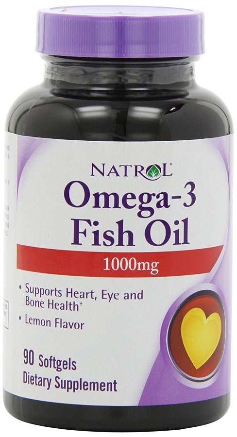Omega-3 Fish Oil, 1000mg - 90 softgels - Sense42 Beauty and Health
