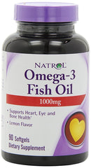 Omega-3 Fish Oil, 1000mg - 90 softgels - Sense42 Beauty and Health