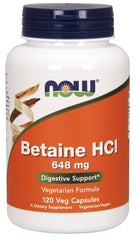 Betaine HCl, 648mg - 120 vcaps - Sense42 Beauty and Health