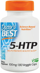 Doctor's Best 5-HTP 100mg - 180 vcaps - Sense42 Beauty and Health
