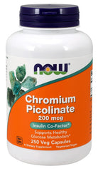 Chromium Picolinate, 200mcg - 250 vcaps - Sense42 Beauty and Health