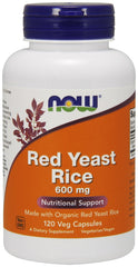 Red Yeast Rice, 600mg - 120 vcaps - Sense42 Beauty and Health