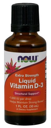 Vitamin D-3 Liquid, 1000 IU (Extra Strength) - 30 ml. - Sense42 Beauty and Health