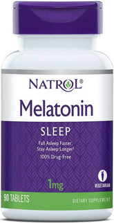 Melatonin, 1mg - 90 tabs - Sense42 Beauty and Health