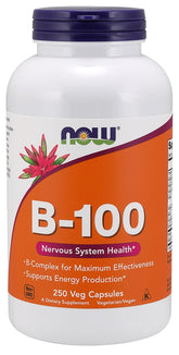 Vitamin B-100 - 250 vcaps - Sense42 Beauty and Health