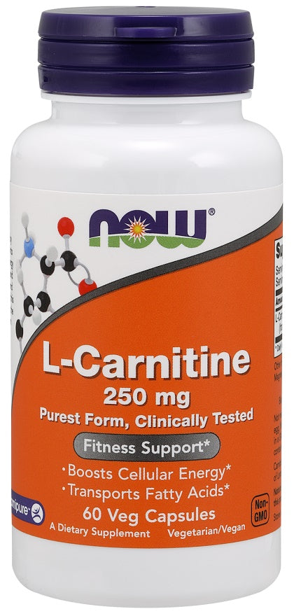 L-Carnitine, 250mg - 60 vcaps - Sense42 Beauty and Health