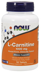 L-Carnitine, 1000mg - 50 tabs - Sense42 Beauty and Health