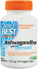 Ashwagandha with Sensoril, 125mg - 60 vcaps - Sense42 Beauty and Health