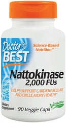 Nattokinase, 2000 FUs - 90 vcaps - Sense42 Beauty and Health