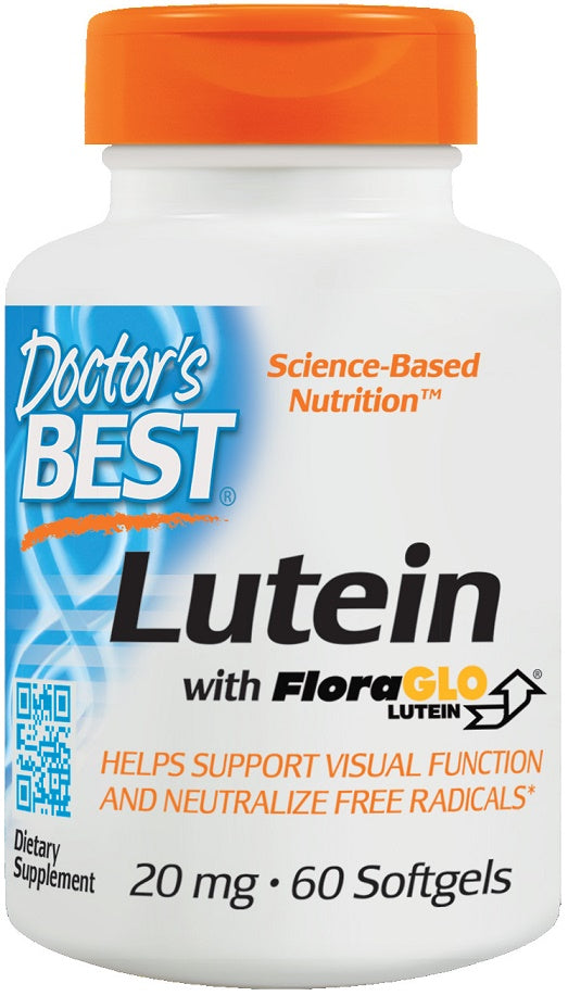 Lutein with FloraGLO, 20mg - 60 softgels - Sense42 Beauty and Health