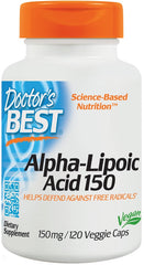 Alpha-Lipoic Acid, 150mg - 120 vcaps - Sense42 Beauty and Health