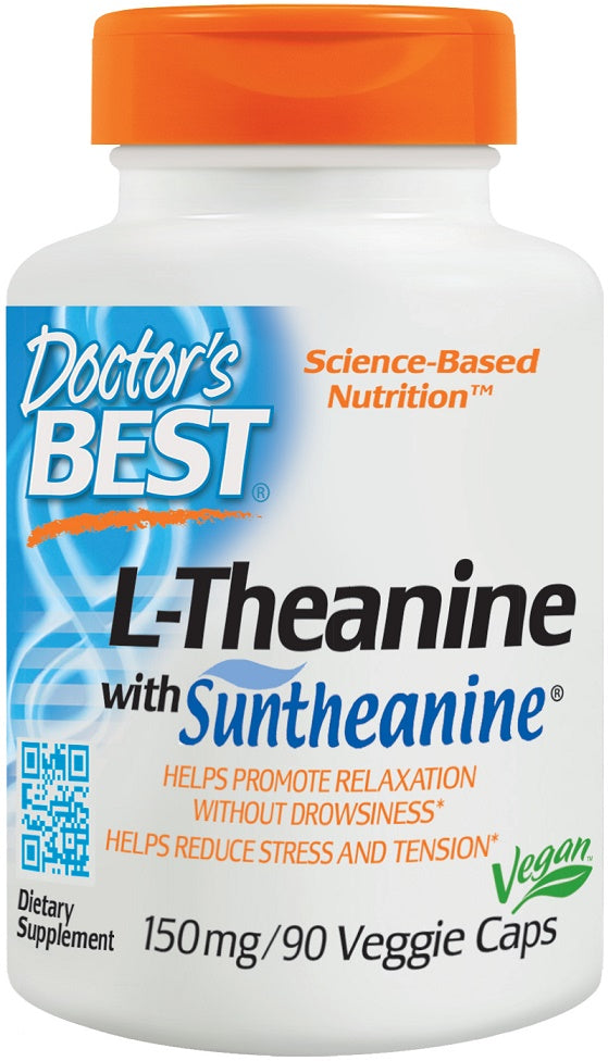 L-Theanine with Suntheanine, 150mg - 90 vcaps - Sense42 Beauty and Health