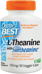L-Theanine with Suntheanine, 150mg - 90 vcaps - Sense42 Beauty and Health