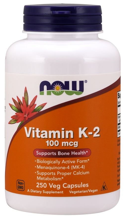 Vitamin K-2, 100mcg - 250 vcaps - Sense42 Beauty and Health