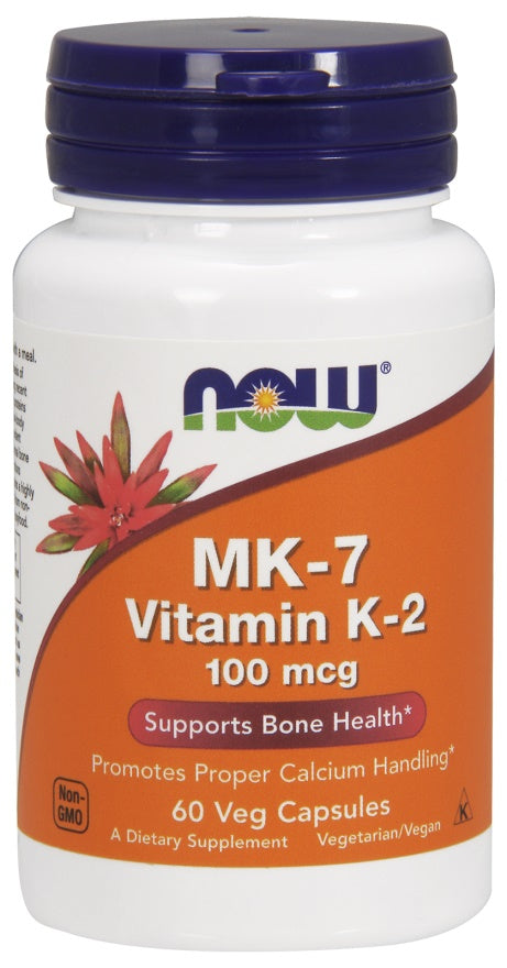 MK-7 Vitamin K-2, 100mcg - 60 vcaps - Sense42 Beauty and Health