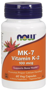 MK-7 Vitamin K-2, 100mcg - 60 vcaps - Sense42 Beauty and Health