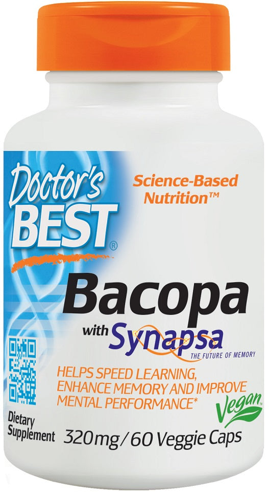 Bacopa with Synapsa, 320mg - 60 vcaps - Sense42 Beauty and Health