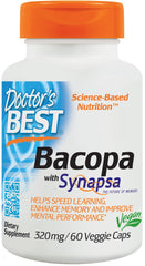 Bacopa with Synapsa, 320mg - 60 vcaps - Sense42 Beauty and Health