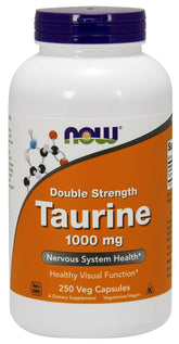Taurine, 1000mg Double Strength - 250 vcaps - Sense42 Beauty and Health