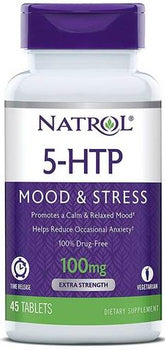 5-HTP Time Release, 100mg - 45 tabs - Sense42 Beauty and Health
