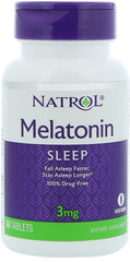 Melatonin, 3mg - 60 tabs - Sense42 Beauty and Health