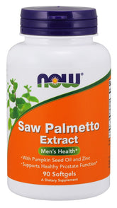 Saw Palmetto Extract with Pumpkin Seed Oil and Zinc, 80mg - 90 softgels - Sense42 Beauty and Health