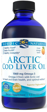 Arctic Cod Liver Oil, 1060mg Orange - 237 ml. - Sense42 Beauty and Health