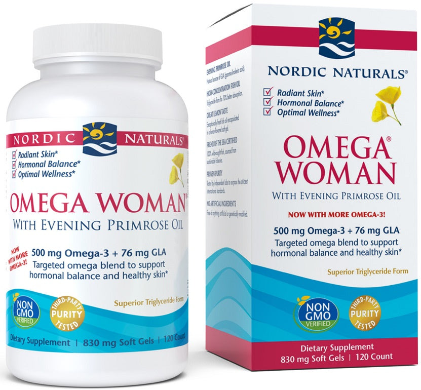 Omega Woman, 500mg - 120 softgels - Sense42 Beauty and Health