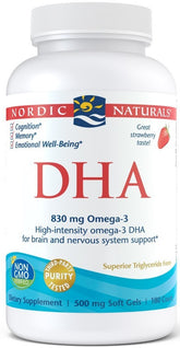 DHA, 830mg Strawberry - 180 softgels - Sense42 Beauty and Health