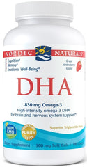 DHA, 830mg Strawberry - 180 softgels - Sense42 Beauty and Health