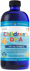 Children's DHA, 530mg Omega-3 Strawberry - 473 ml. - Sense42 Beauty and Health