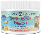 Nordic Omega-3 Gummies, 82mg Tangerine Treats - 60 gummies - Sense42 Beauty and Health