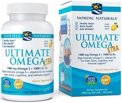 Ultimate Omega Xtra, 1480mg Lemon - 60 softgels - Sense42 Beauty and Health