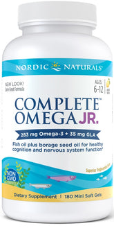 Complete Omega Junior, 283mg Lemon - 180 mini softgels - Sense42 Beauty and Health