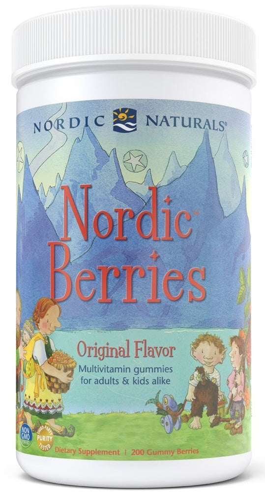 Nordic Berries Multivitamin, Original Flavor - 200 gummy berries - Sense42 Beauty and Health