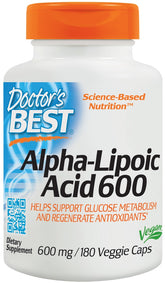 Alpha-Lipoic Acid, 600mg - 180 vcaps - Sense42 Beauty and Health
