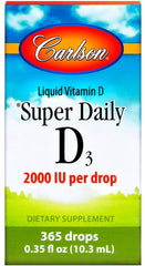 Super Daily D3, 2000 IU - 10 ml. - Sense42 Beauty and Health