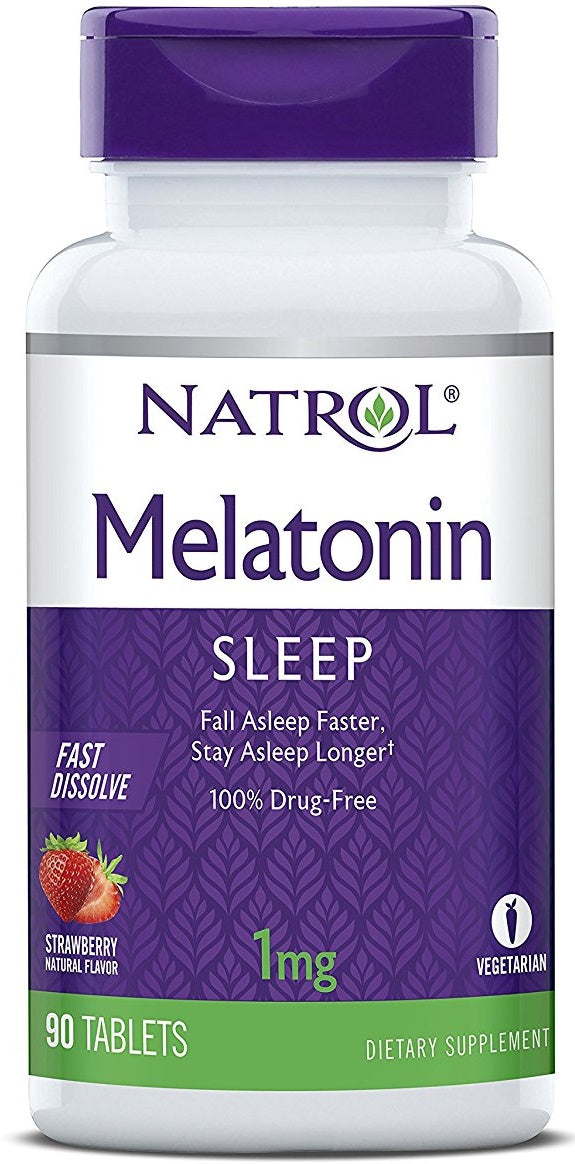 Melatonin Fast Dissolve, 1mg - 90 tabs - Sense42 Beauty and Health