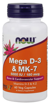 Mega D-3 & MK-7 - 60 vcaps - Sense42 Beauty and Health