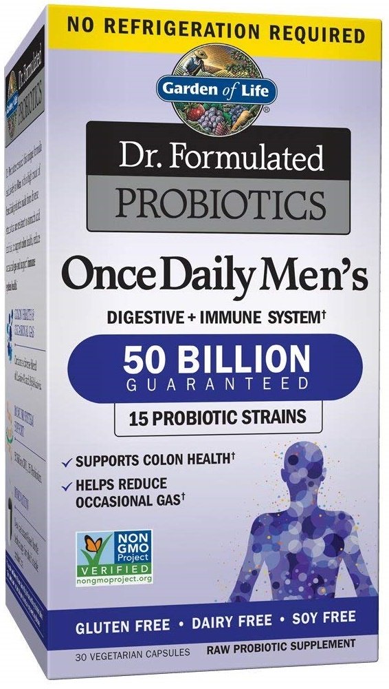 Dr. Formulated Probiotics Once Daily Men's - 30 vcaps - Sense42 Beauty and Health