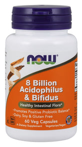 8 Billion Acidophilus & Bifidus - 60 vcaps - Sense42 Beauty and Health