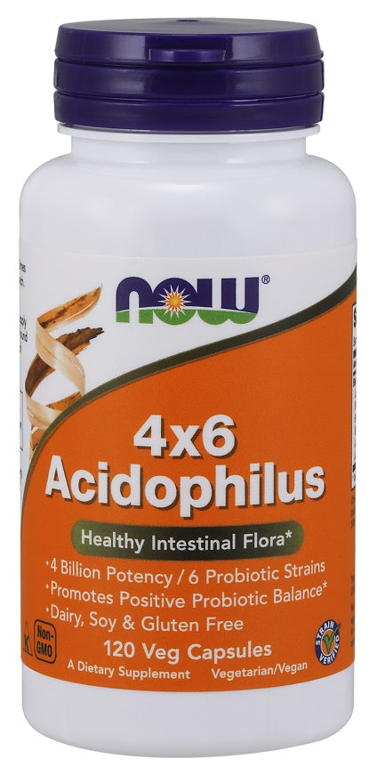 Acidophilus 4X6 - 120 vcaps - Sense42 Beauty and Health